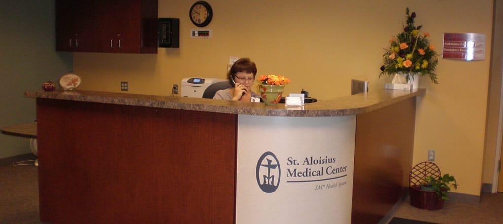 hospital front desk